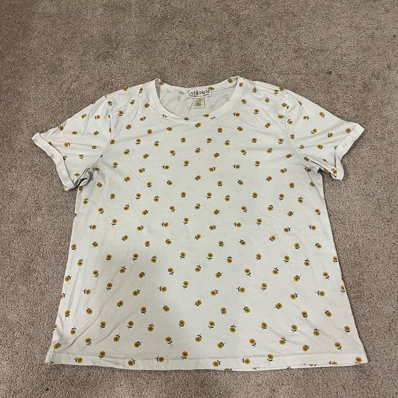Cut & Paste Sunflower Tee - Picture 1 of 6